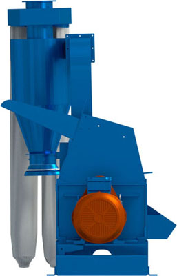 Hippo Hammer Mill 47 left Right Sided view of a Hippo Hammer mill from South Africa.