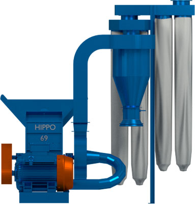 Hippo Hammer Mill no.69 front The Hippo Hammer Mill nor 69 sold in Southern Africa. Front