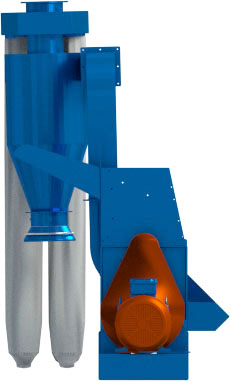 Hippo Hammer Mill no.1.5 right Rendered image of a Hippo hammer mill numnber one and a half right.